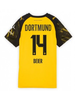 Borussia Dortmund Maximilian Beier #14 Replika Hemmakläder Dam 2025-26 Kortärmad